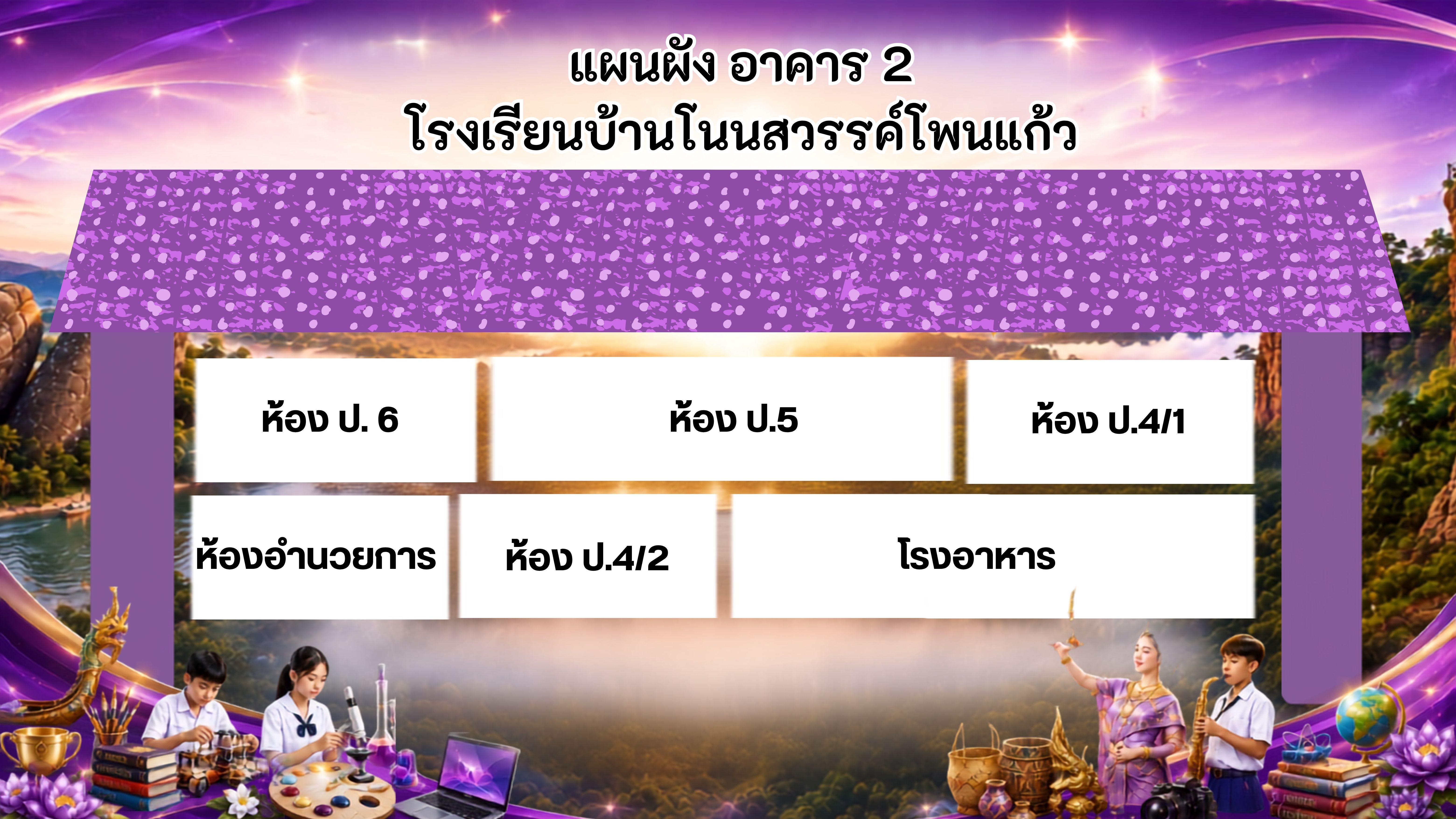 ผังสถานที่แข่งขัน "อาคาร 2"
